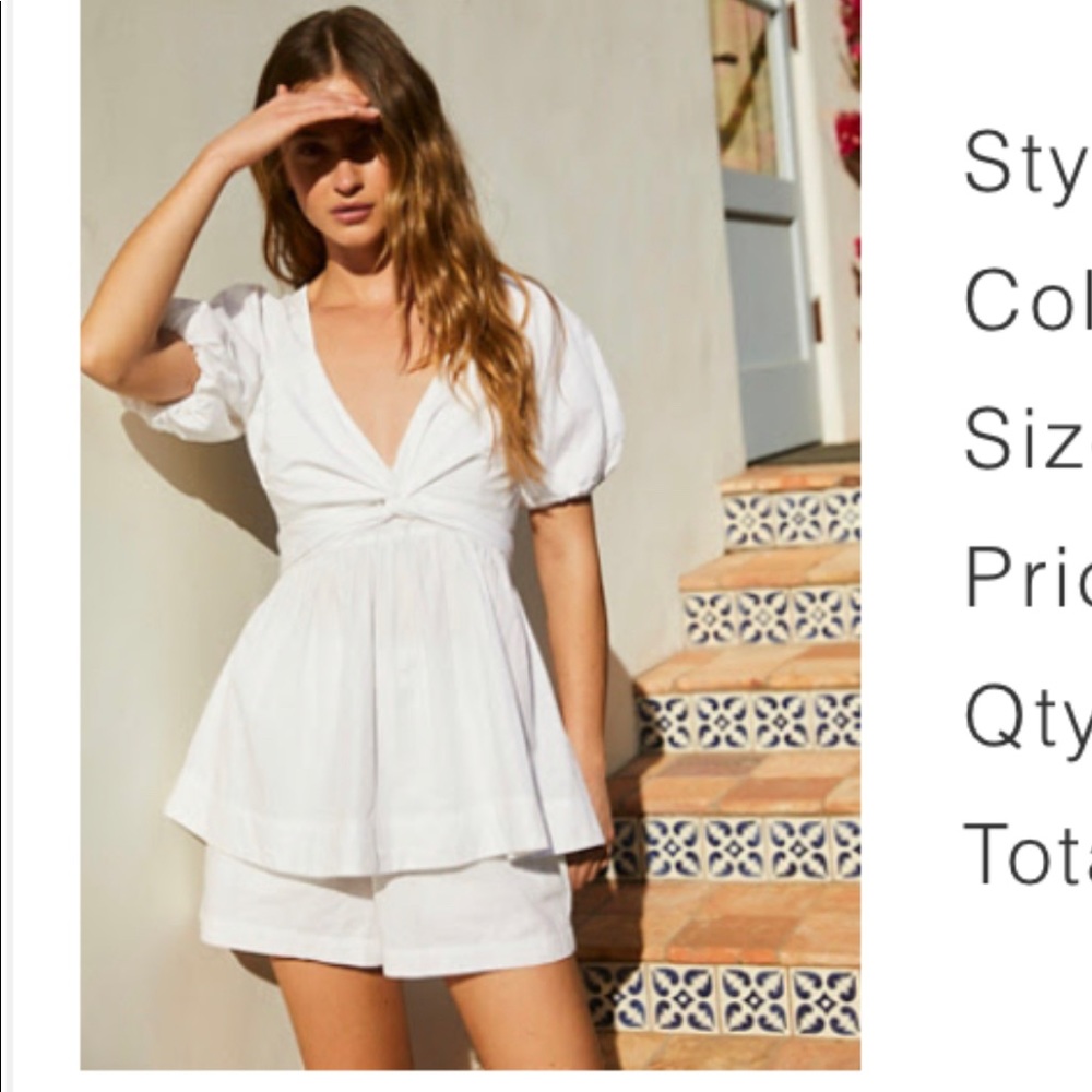 “Evie Set” from Free People size M